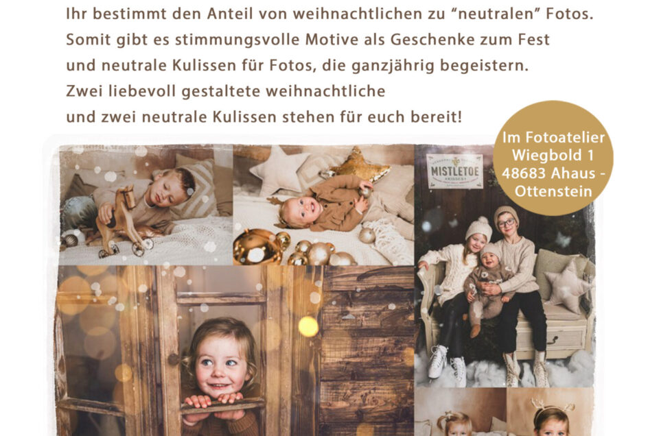 Fotoaktion in der Vorweihnachtszeit